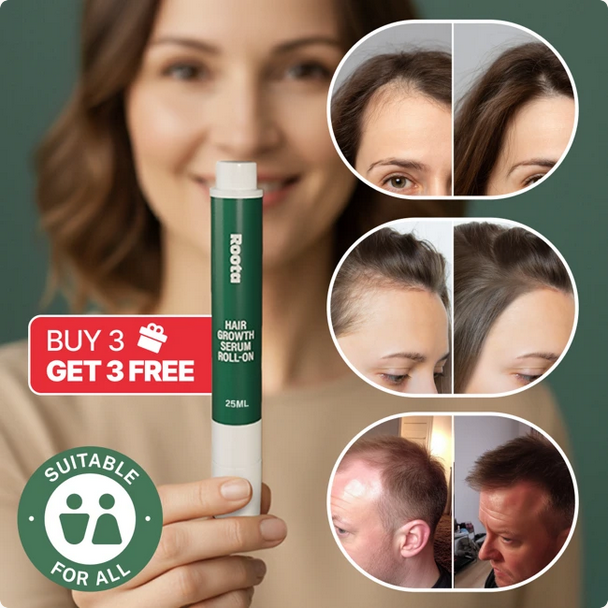 Roota Hair Growth Serum | Anti Hair Loss Serum | Natural Ingredients Formula